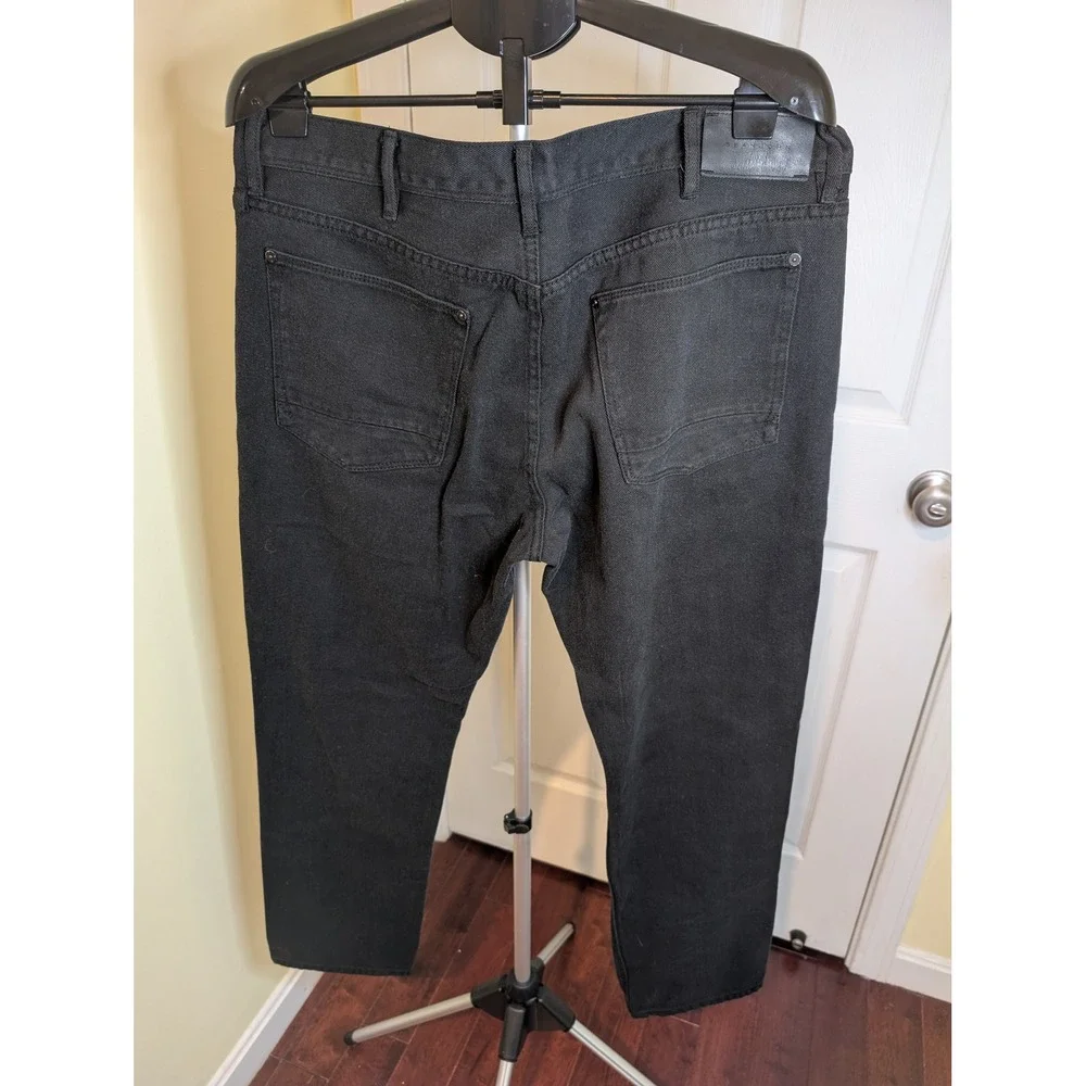 Sean John Straight Clayton Jeans Mens 40x32 Black Denim Pants 100% Cotton